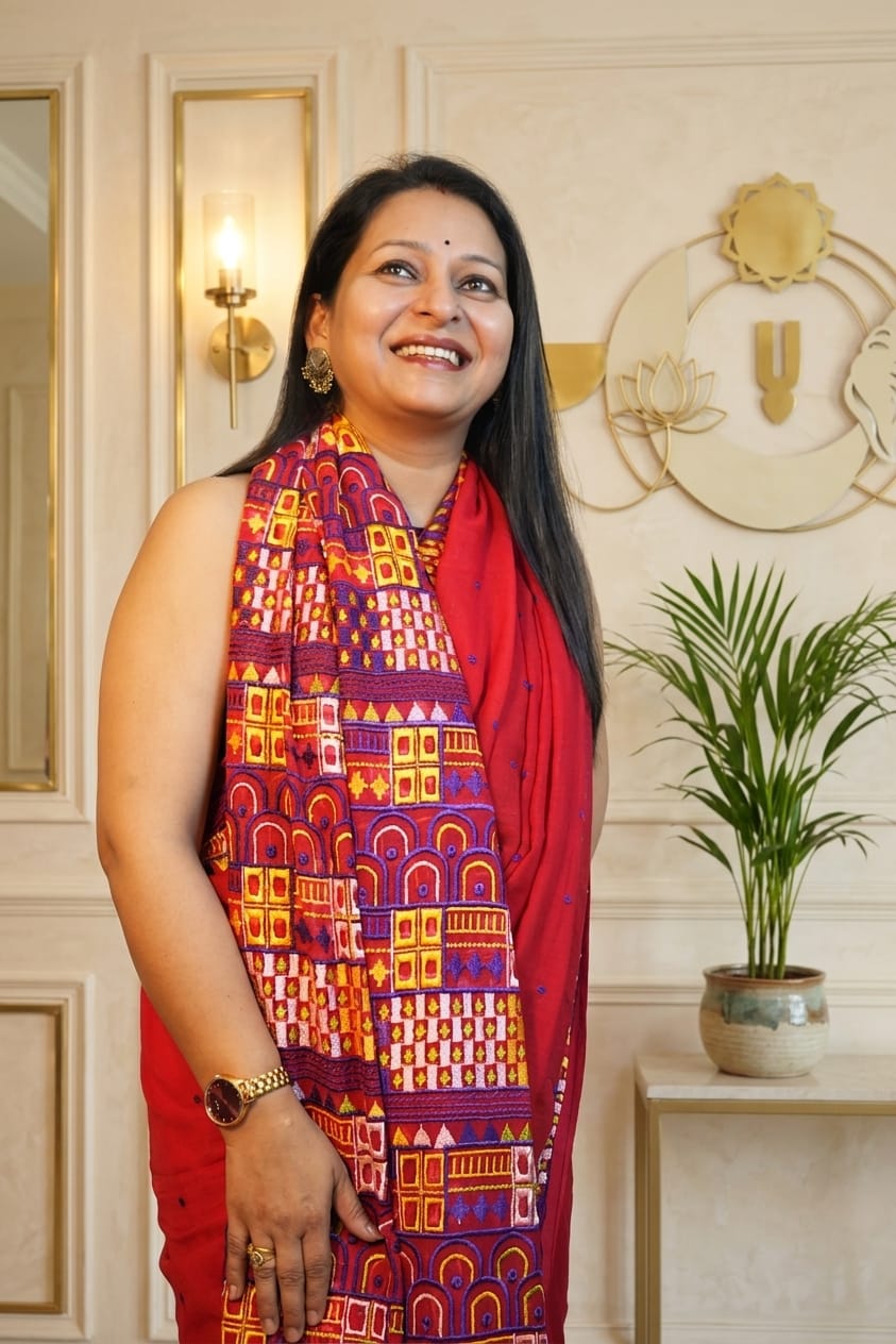 Rangrez Mulmul Lambani Saree